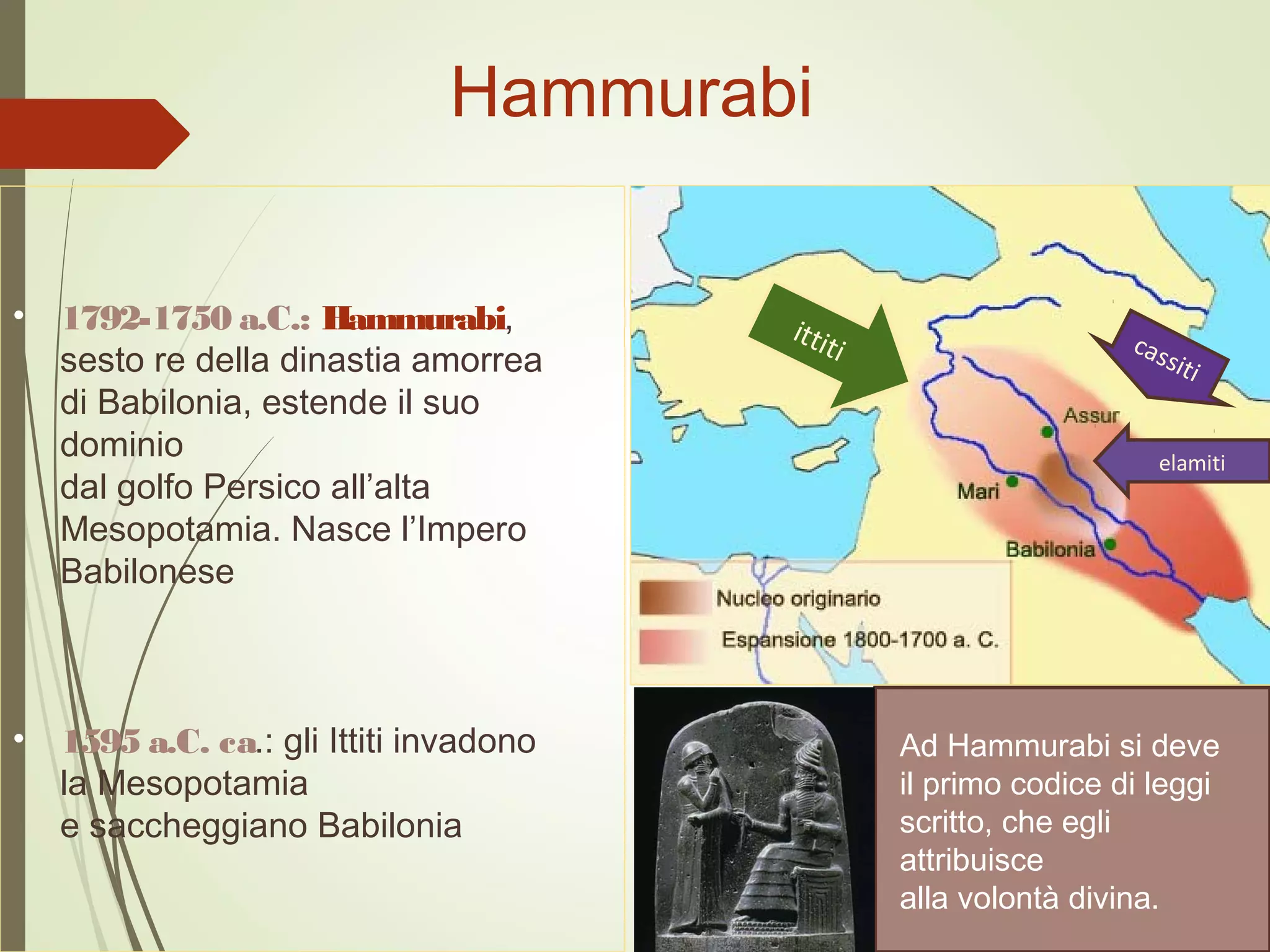 il popolo che abbatte il primo impero babilonese