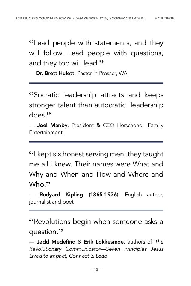 who is your mentor and why