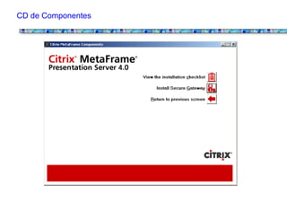 CD de Componentes
 