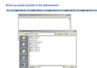 Ahora ya puedo acceder a mis aplicaciones!
 
