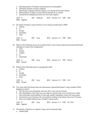 Kay Test Pdf 21st Century Astronomy 4th Edition Kay Test Bank | PDF