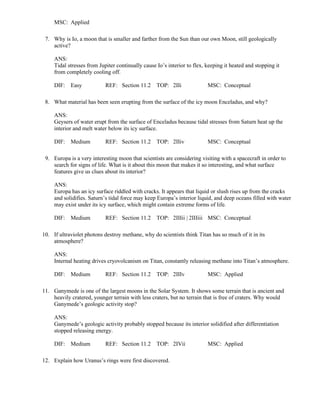 Kay Test Pdf 21st Century Astronomy 4th Edition Kay Test Bank | PDF