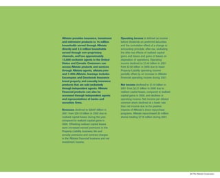 allstate Financial Section 2001