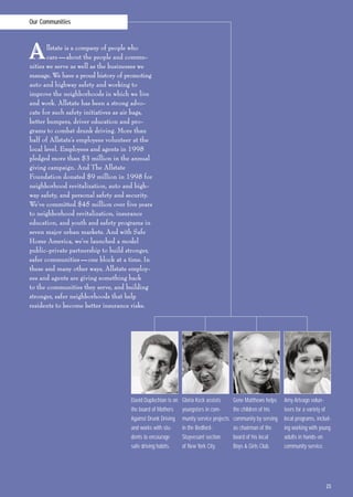 allstate1998 Summary Annual Report