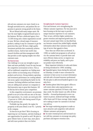 allstate1998 Summary Annual Report