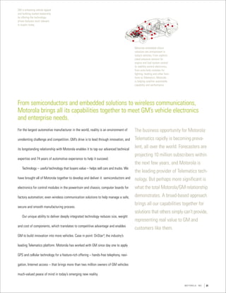 motorola 	2001 Summary Annual Report