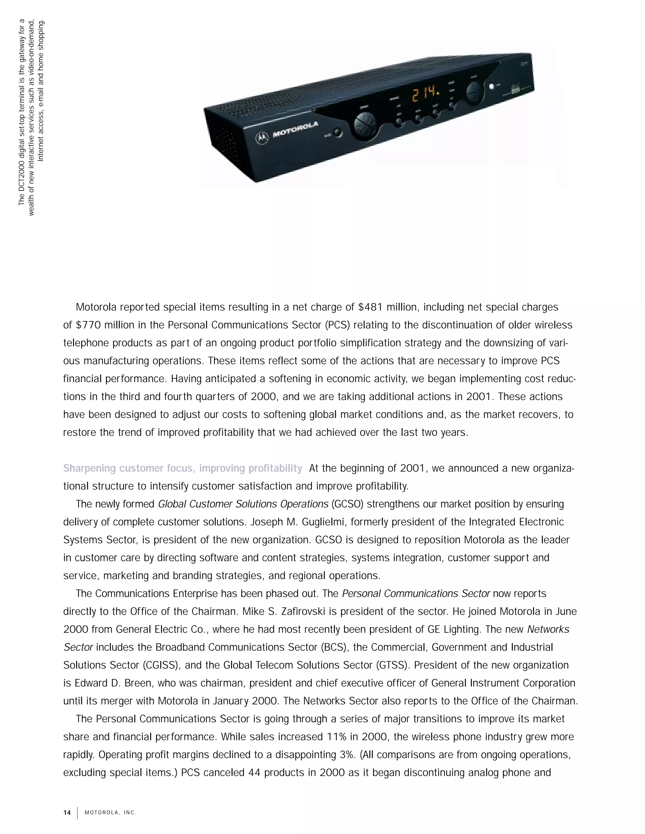 motorola 2000 Summary Annual Report (4.4 MB)
