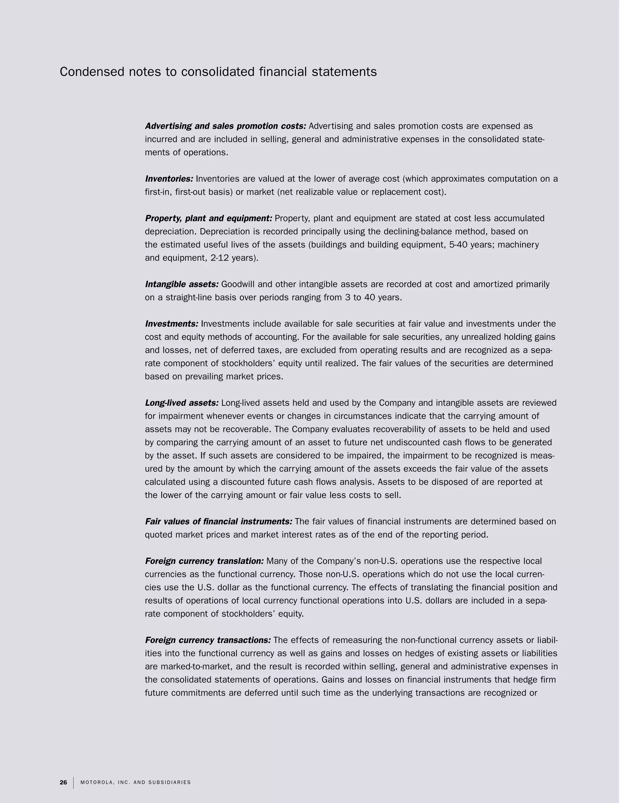 motorola 2000 Summary Annual Report (4.4 MB)