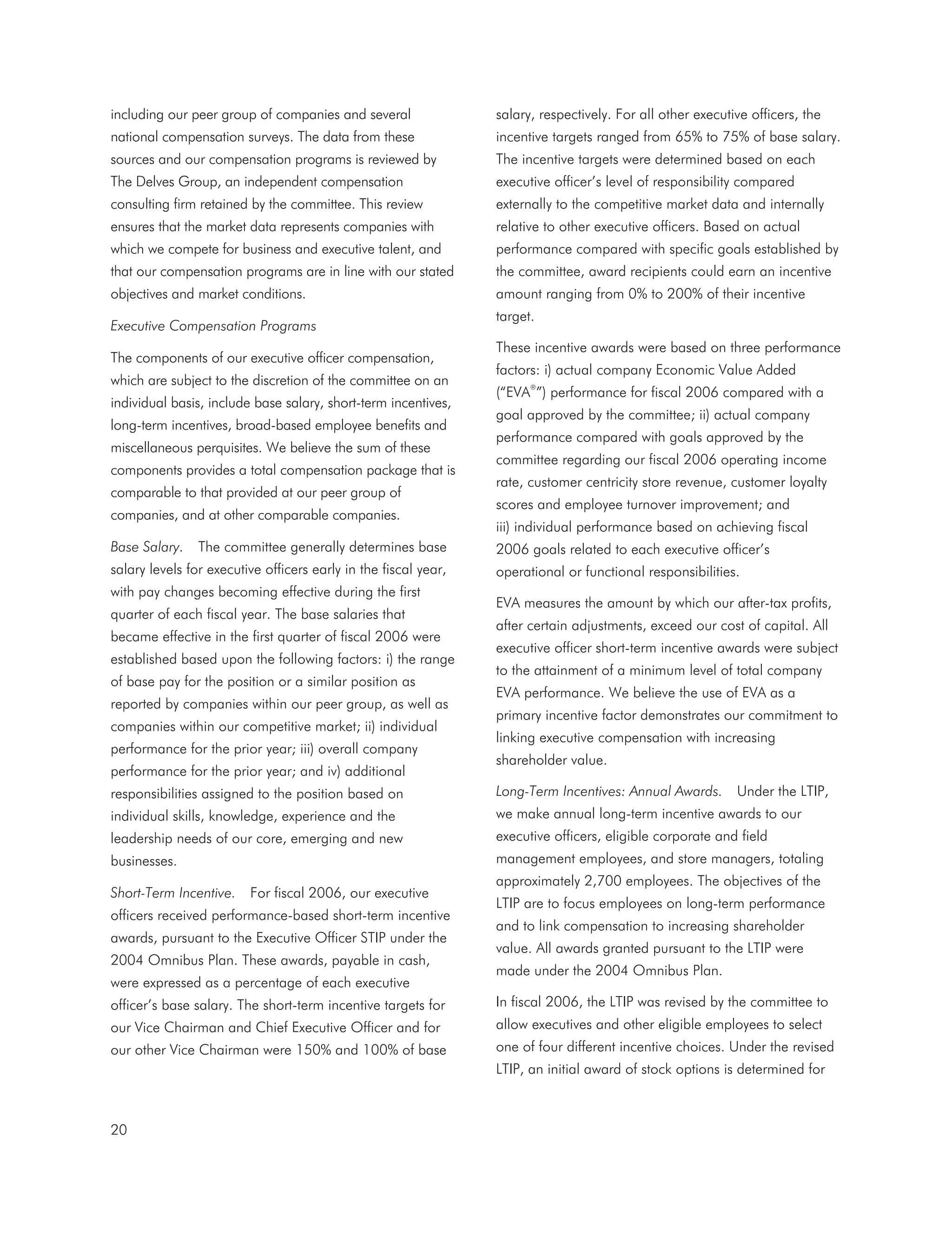 best buy 	FY '06 Proxy 