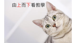 由上而下看教學
 