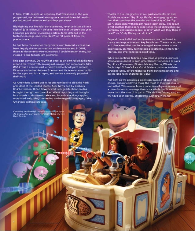 Disney annual report 2009 image