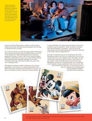 walt disney Annual Report 2003