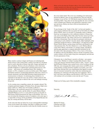 walt disney Annual Report 2003