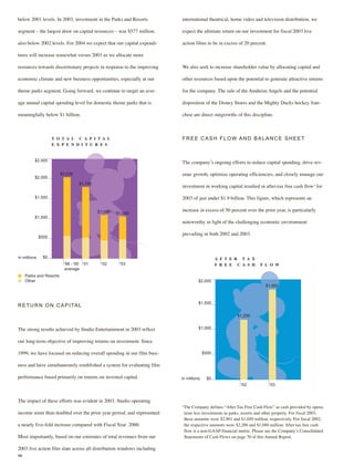 walt disney Annual Report 2003