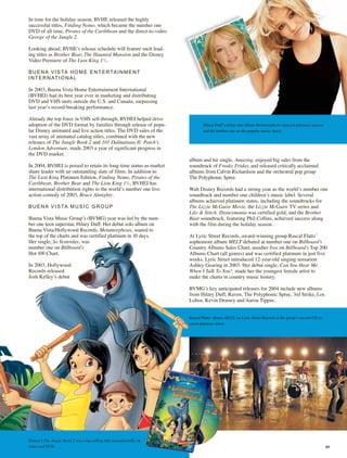 walt disney Annual Report 2003