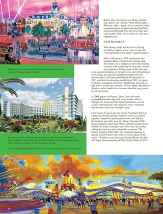 walt disney Annual Report 2003