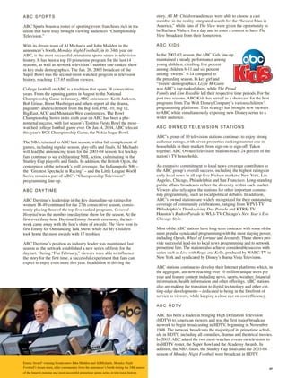 walt disney Annual Report 2003