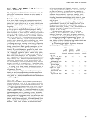 walt disney Annual Report 2003