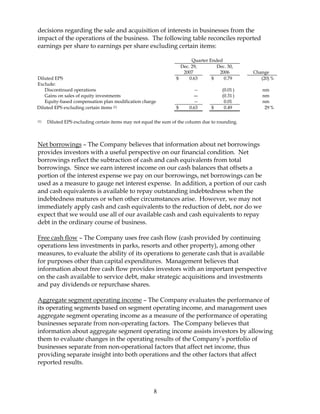 walt disney First Quarter2008