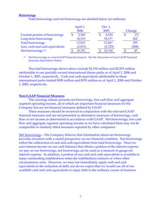 walt disney Quarter2006 2nd