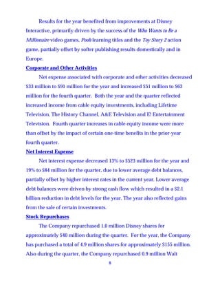 walt disney Quarter2000 4thh