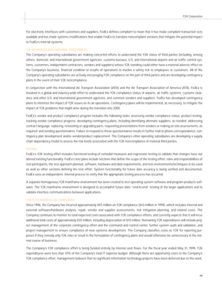 fedex Annual Reports 1999