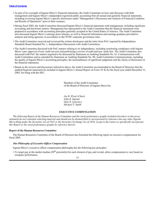 ingram micro Proxy Statement 2005