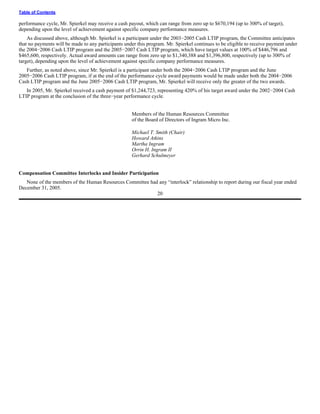 ingram micro Proxy Statement 2005