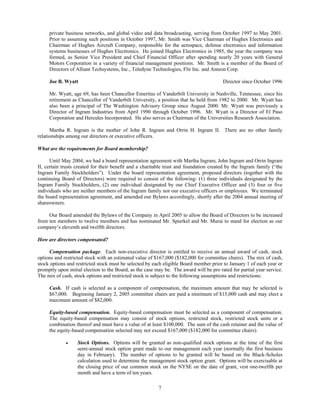 ingram micro  Proxy Statement 2004