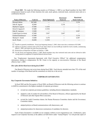 ingram micro  Proxy Statement 2004