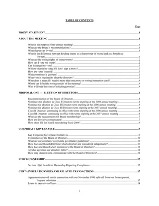 ingram micro  Proxy Statement 2004