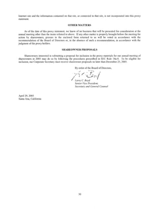 ingram micro  Proxy Statement 2004