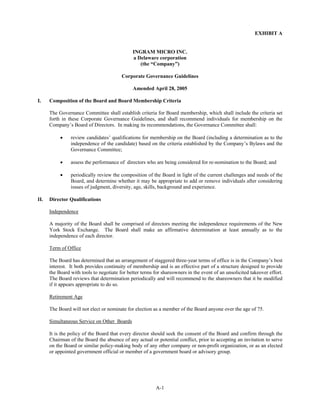 ingram micro  Proxy Statement 2004