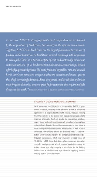 sysco Annual Reports2004