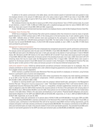 sysco Annual Reports2004