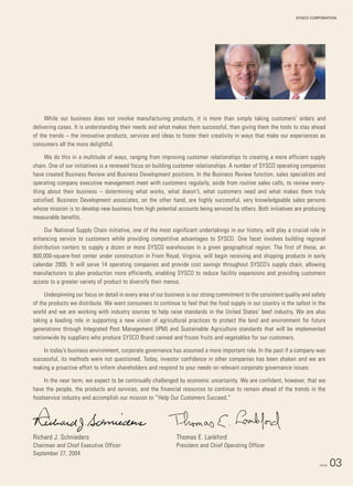 sysco Annual Reports2004