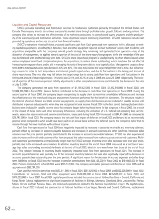 sysco Annual Reports2004