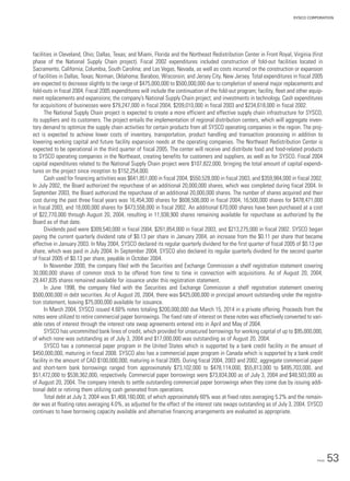 sysco Annual Reports2004