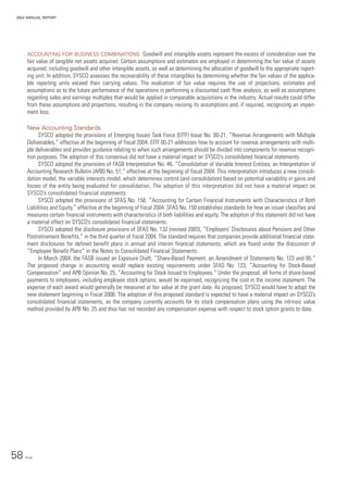 sysco Annual Reports2004