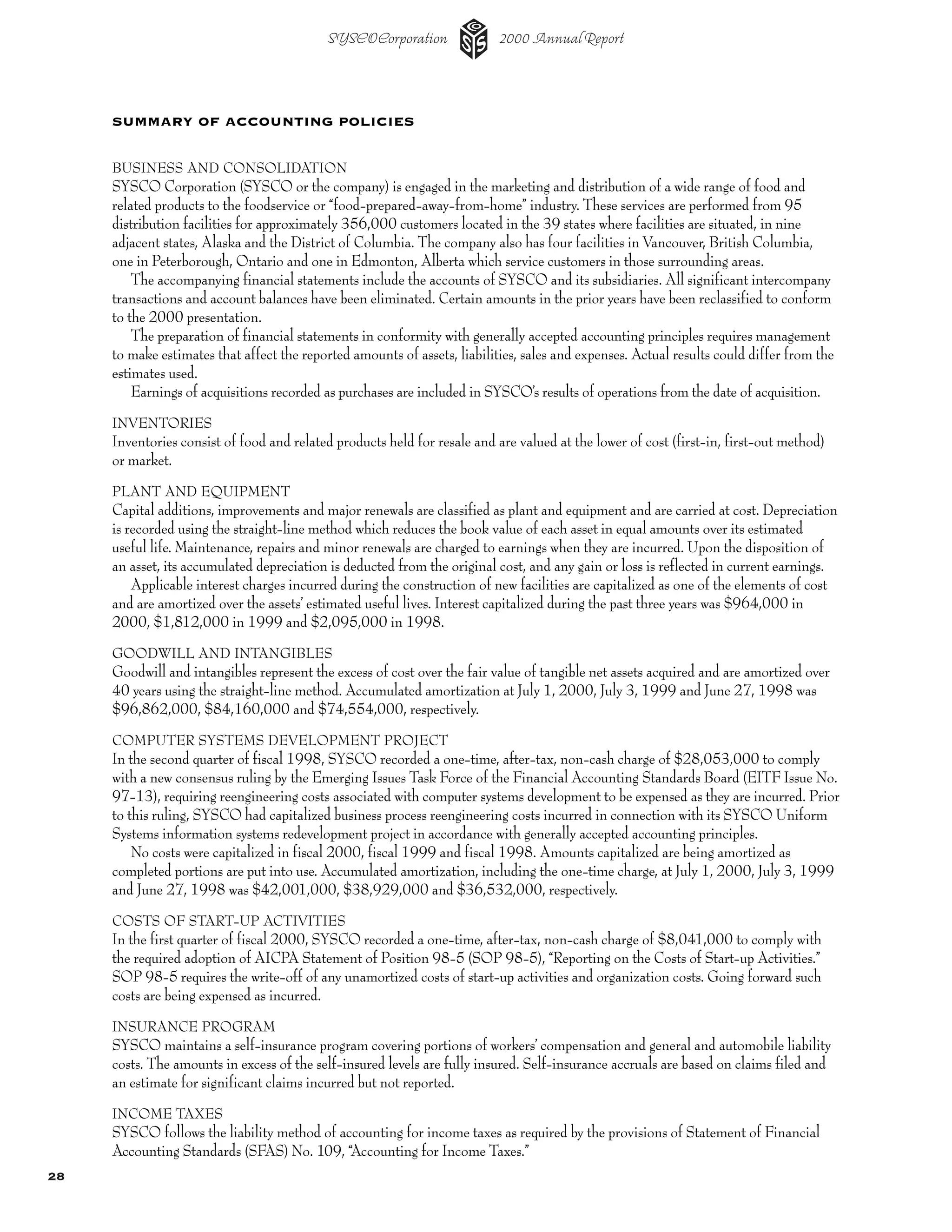 sysco Annual Reports2002