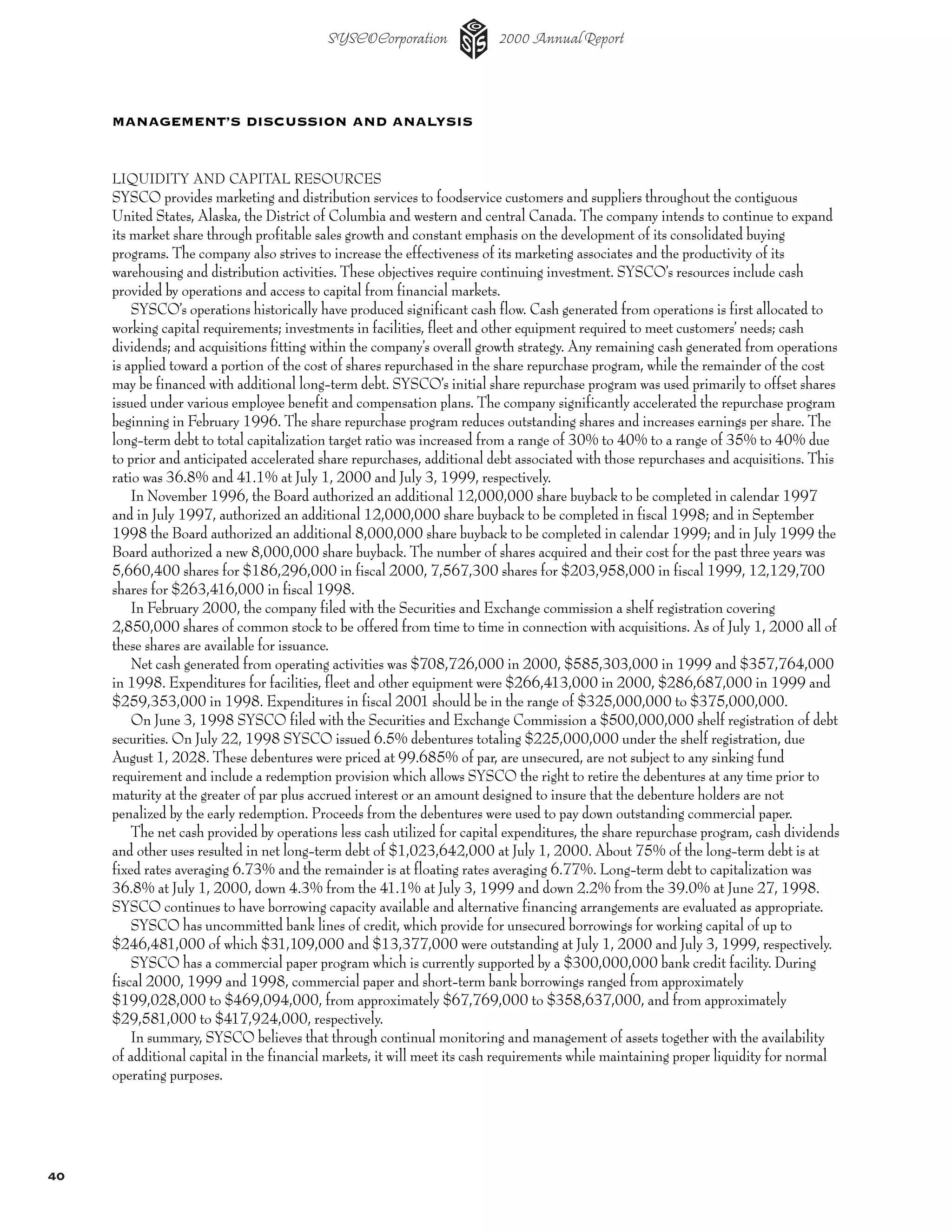 sysco Annual Reports2002