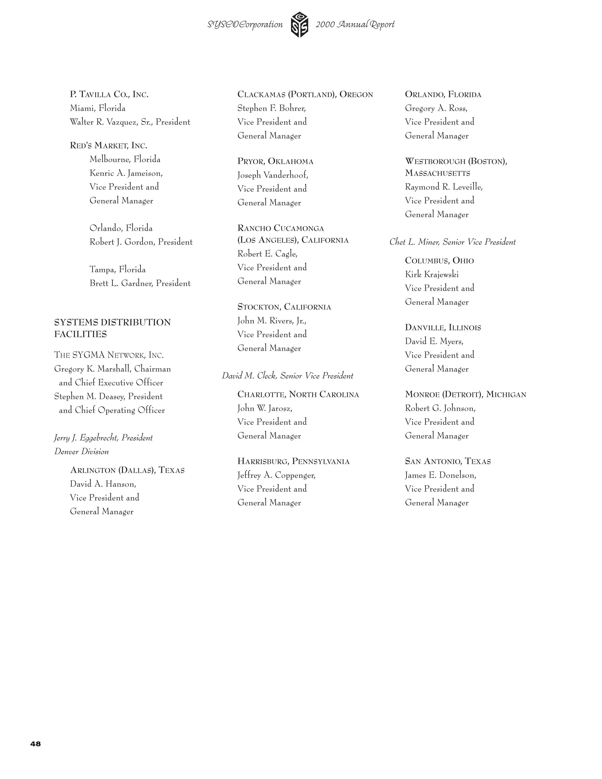 sysco Annual Reports2002