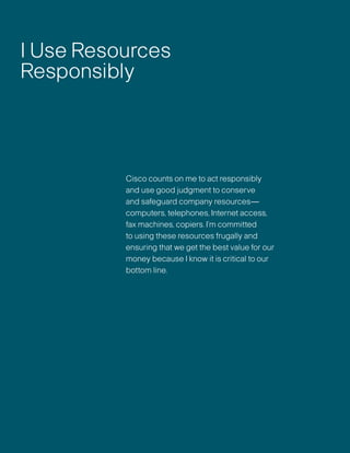 cisco systems Code of Business Conduct 