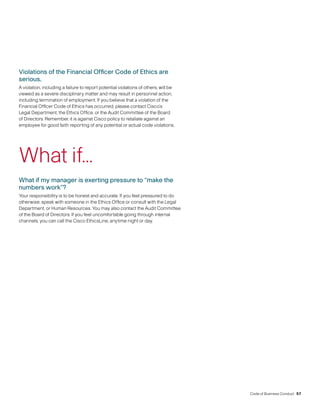 cisco systems Code of Business Conduct 