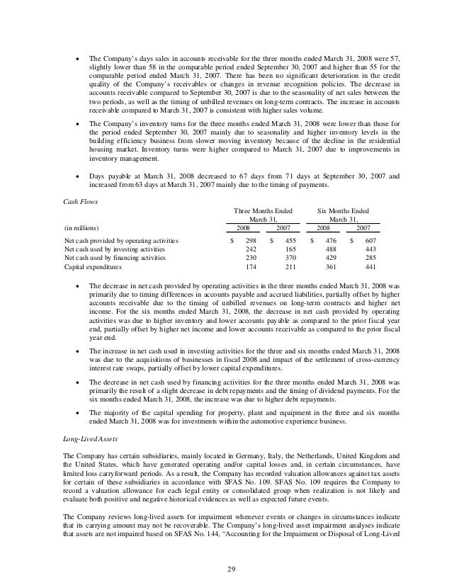 johnson controls fy2008 2nd quarter form 10 q form 4056 t