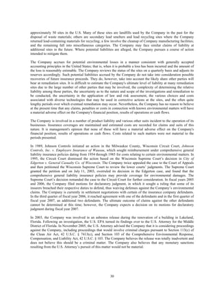 johnson controls  FY2007 1st Quarter Form 10-Q  