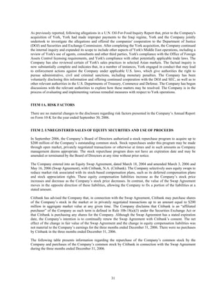 johnson controls  FY2007 1st Quarter Form 10-Q  