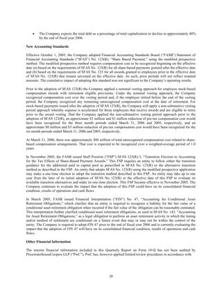 johnson controls  FY2006 2nd Quarter Form 10-Q  