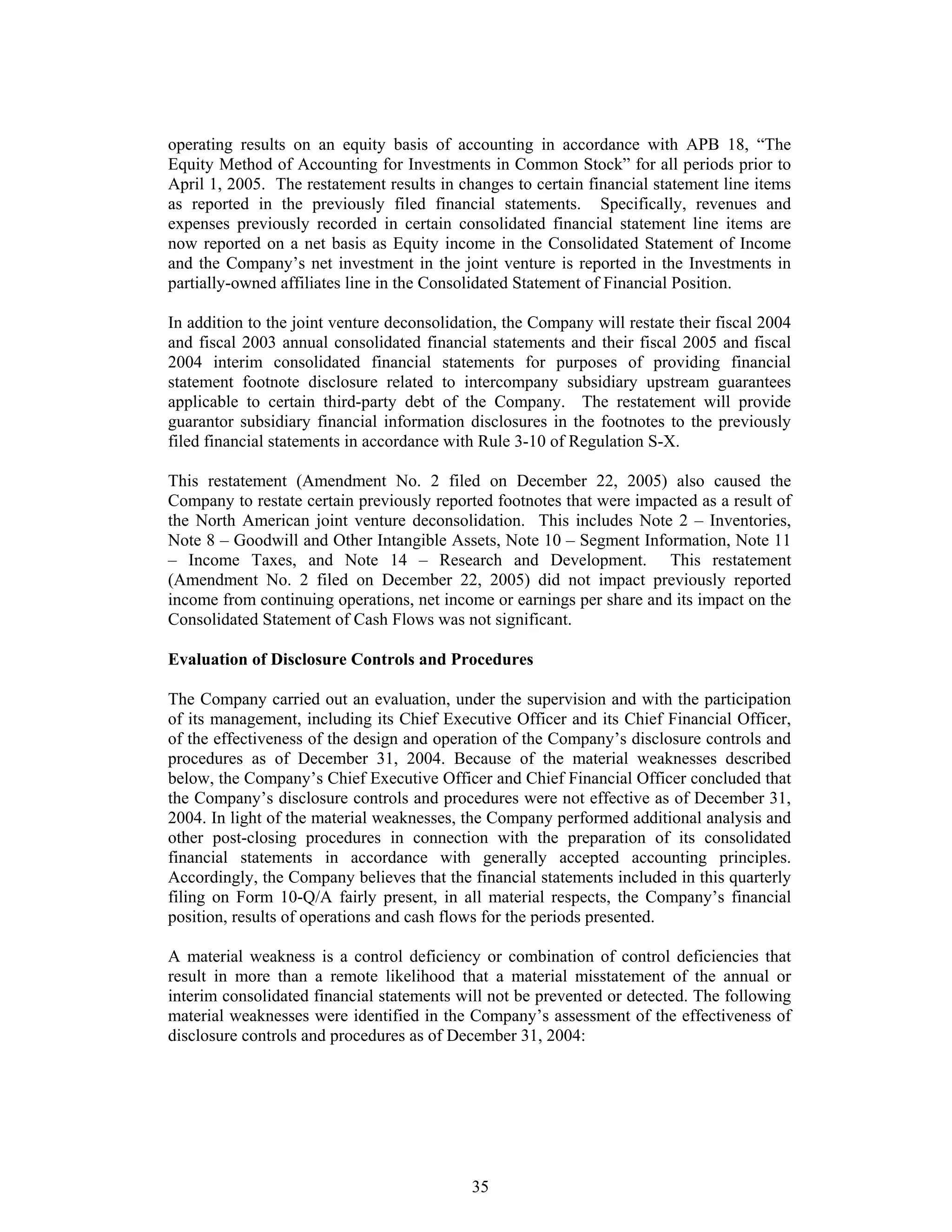 johnson controls FY2005 1st Quarter Form 10-QA