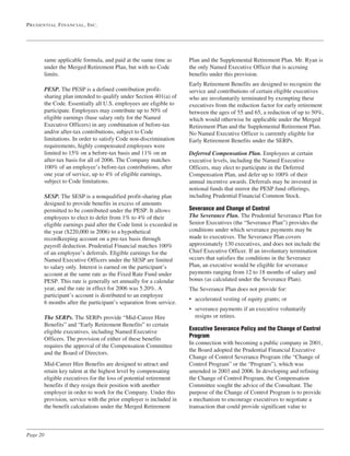  prudential financial  Proxy Statements 2007